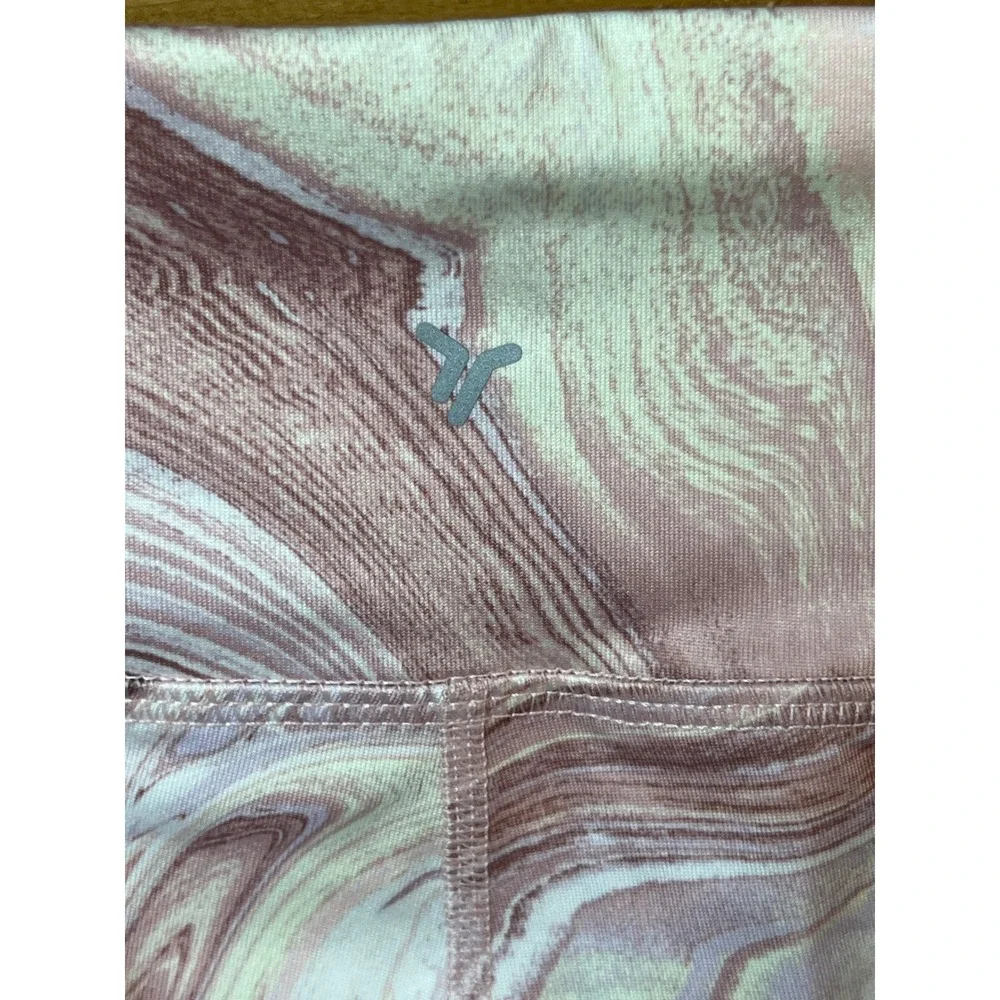 Old Navy‎ Active Leggings Girls Large (10-12) Pink Swirl PowerSoft High Rise Gym